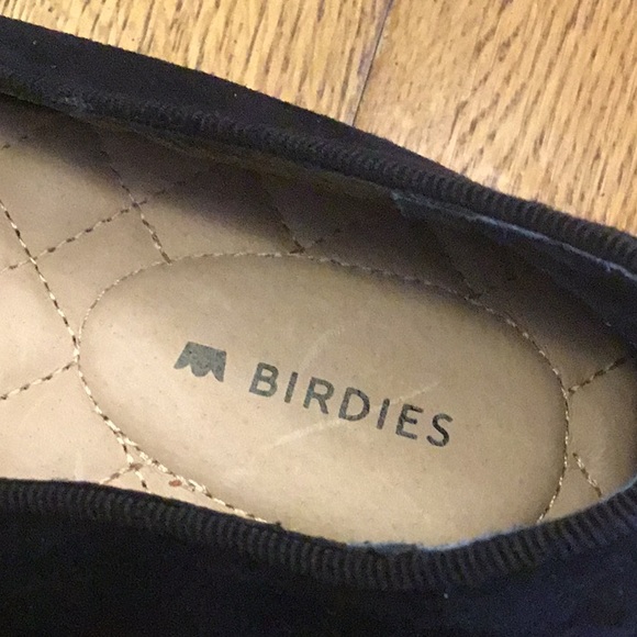 Birdies Black Suede Flats - Picture 5 of 8